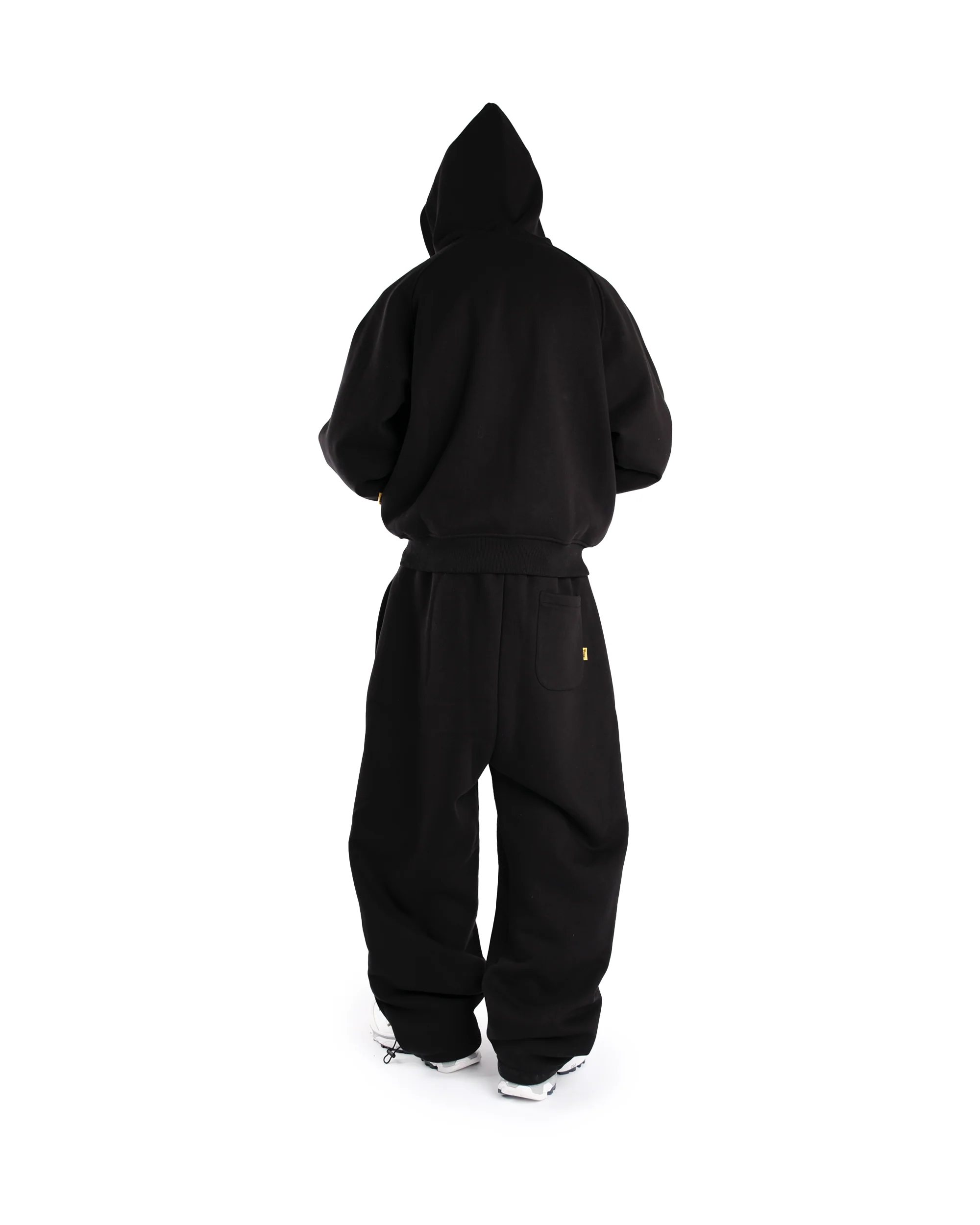 BLACK DAY2DAY ZIP-UP HOODIE - Image 7