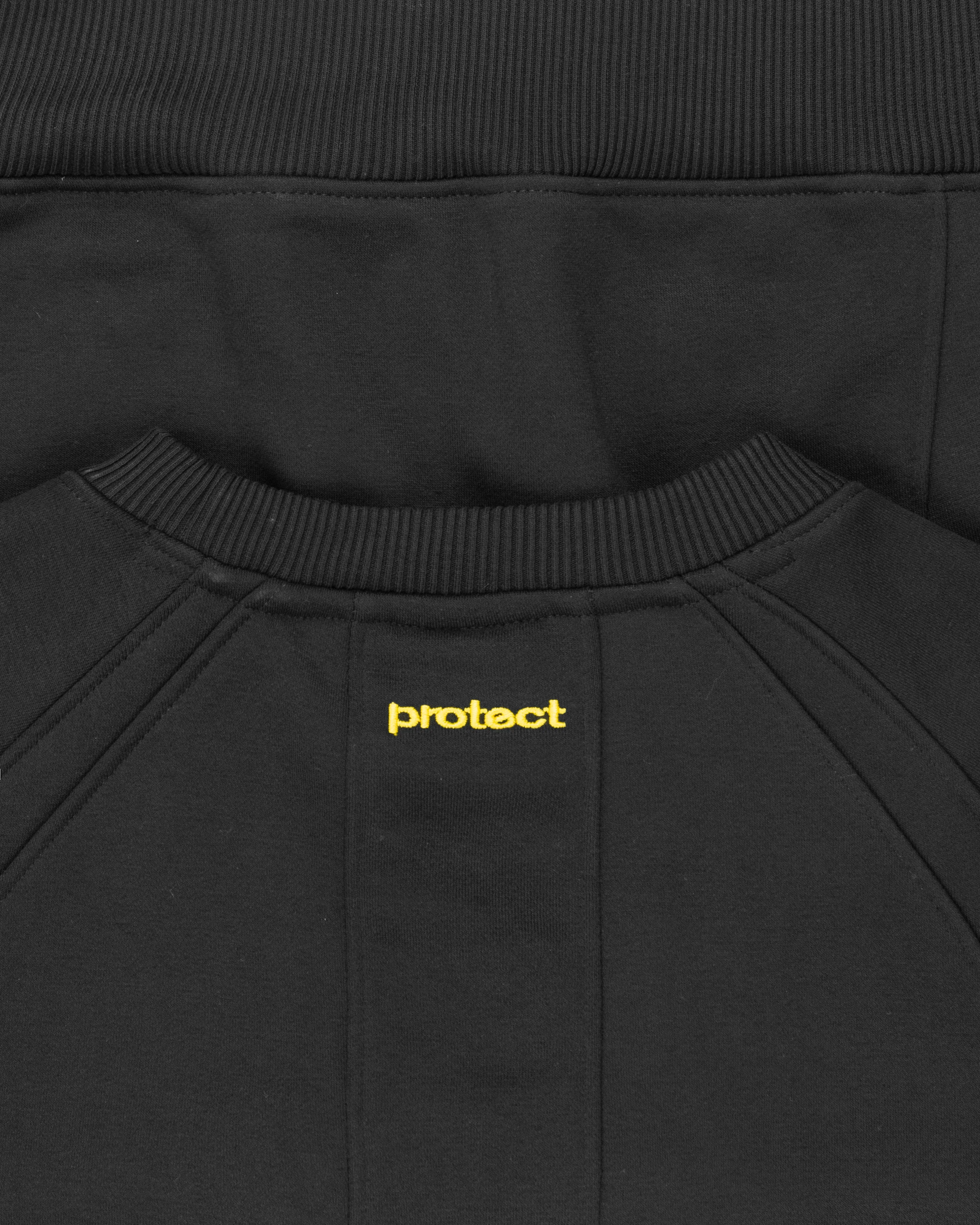 BLACK PANEL SPORT CREWNECK - Image 8