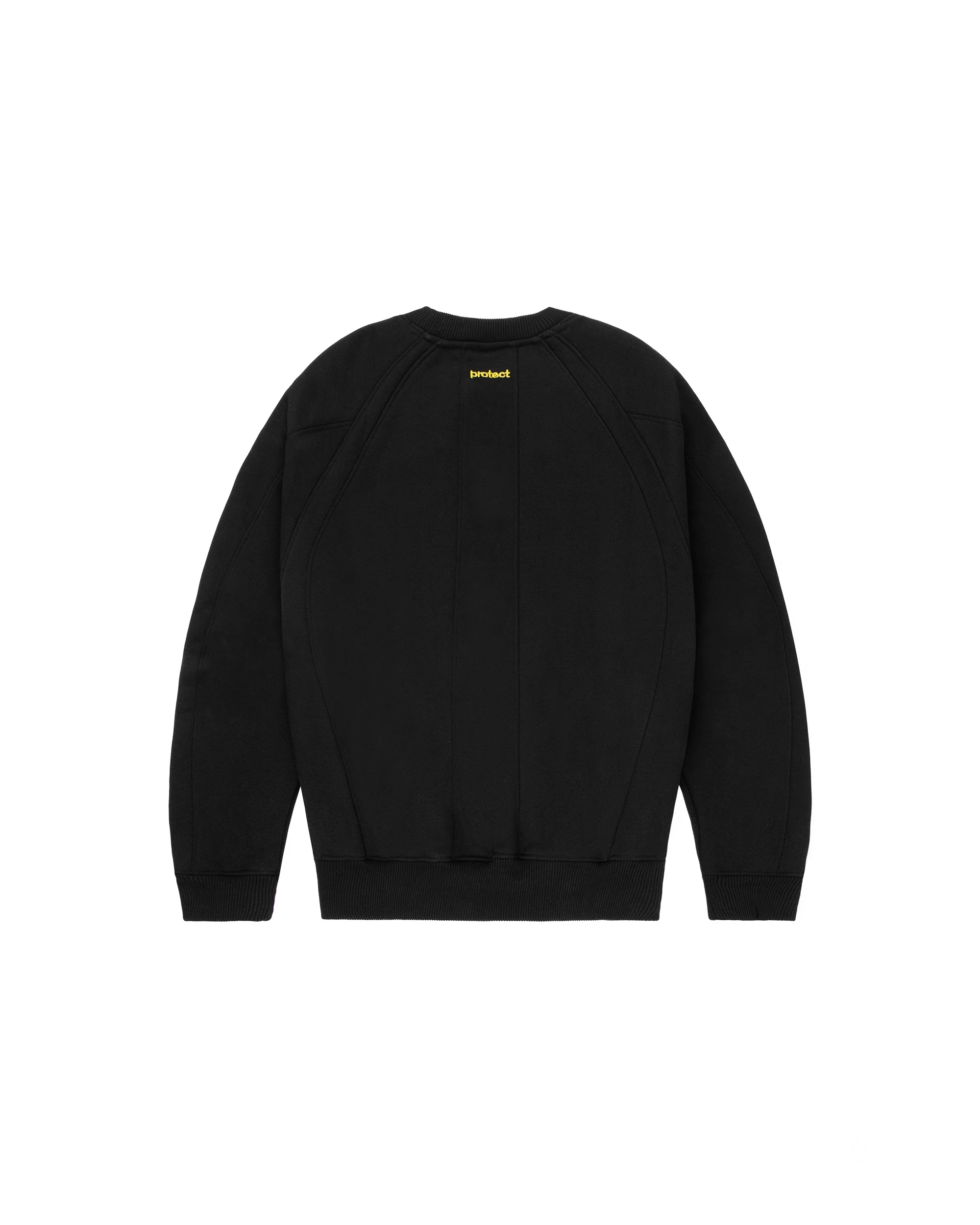 BLACK PANEL SPORT CREWNECK - Image 9