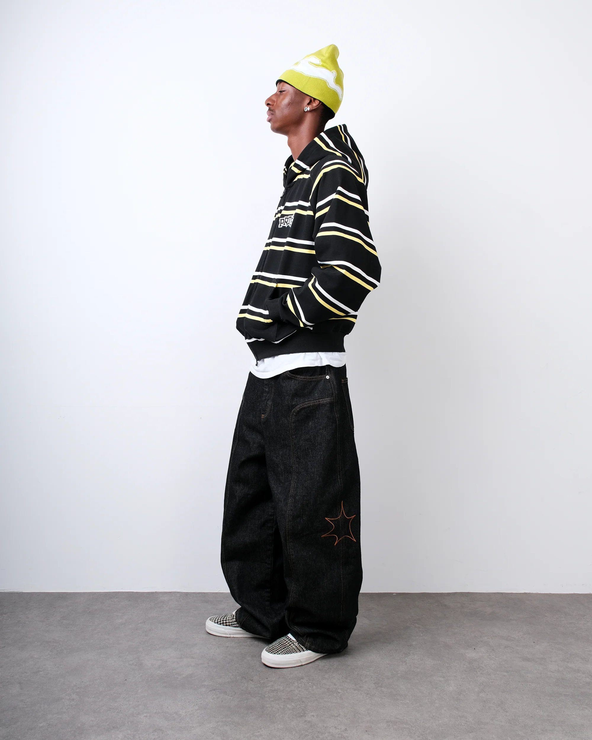 RAW BLACK PANEL DENIM - Image 5