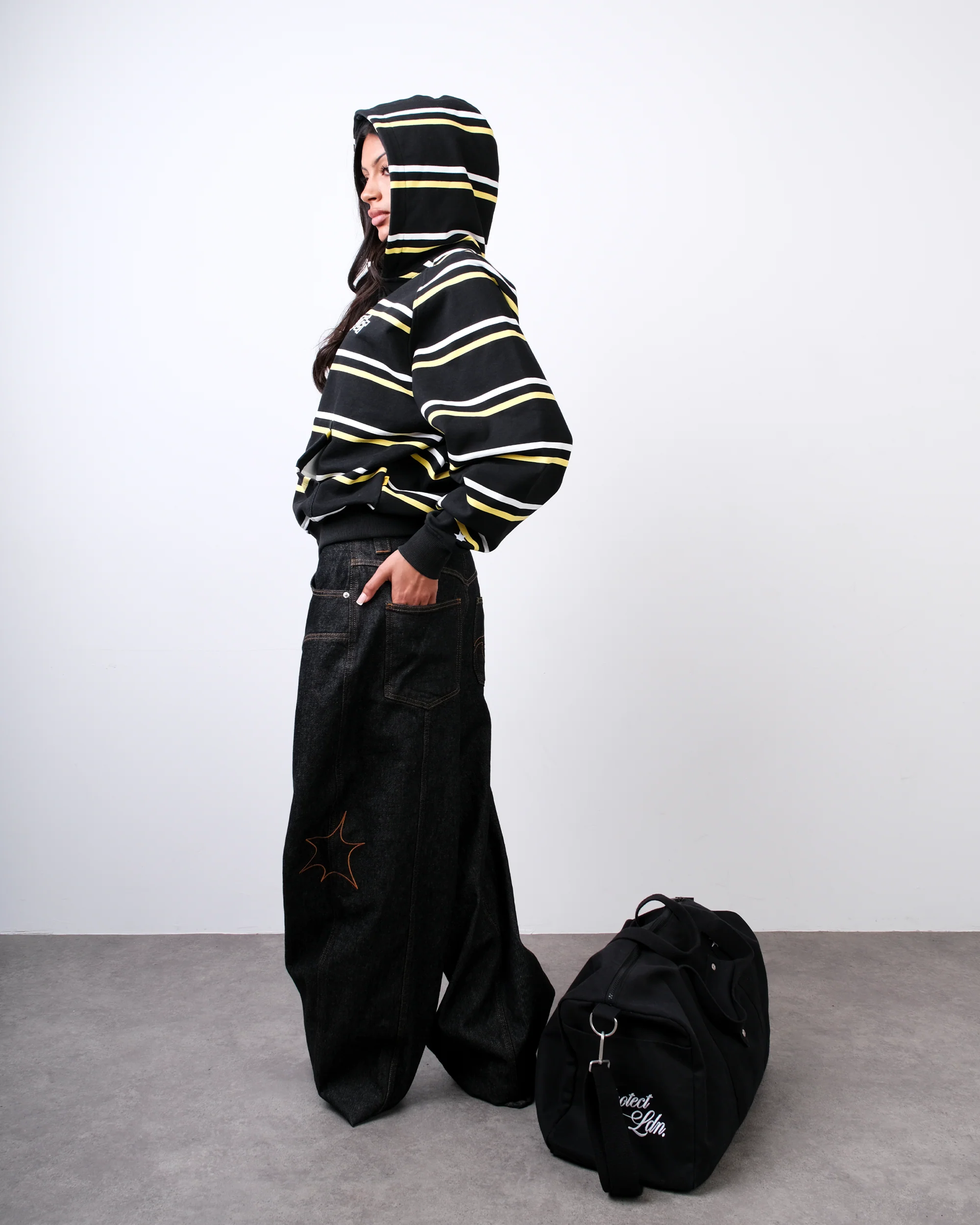 RAW BLACK PANEL DENIM - Image 6