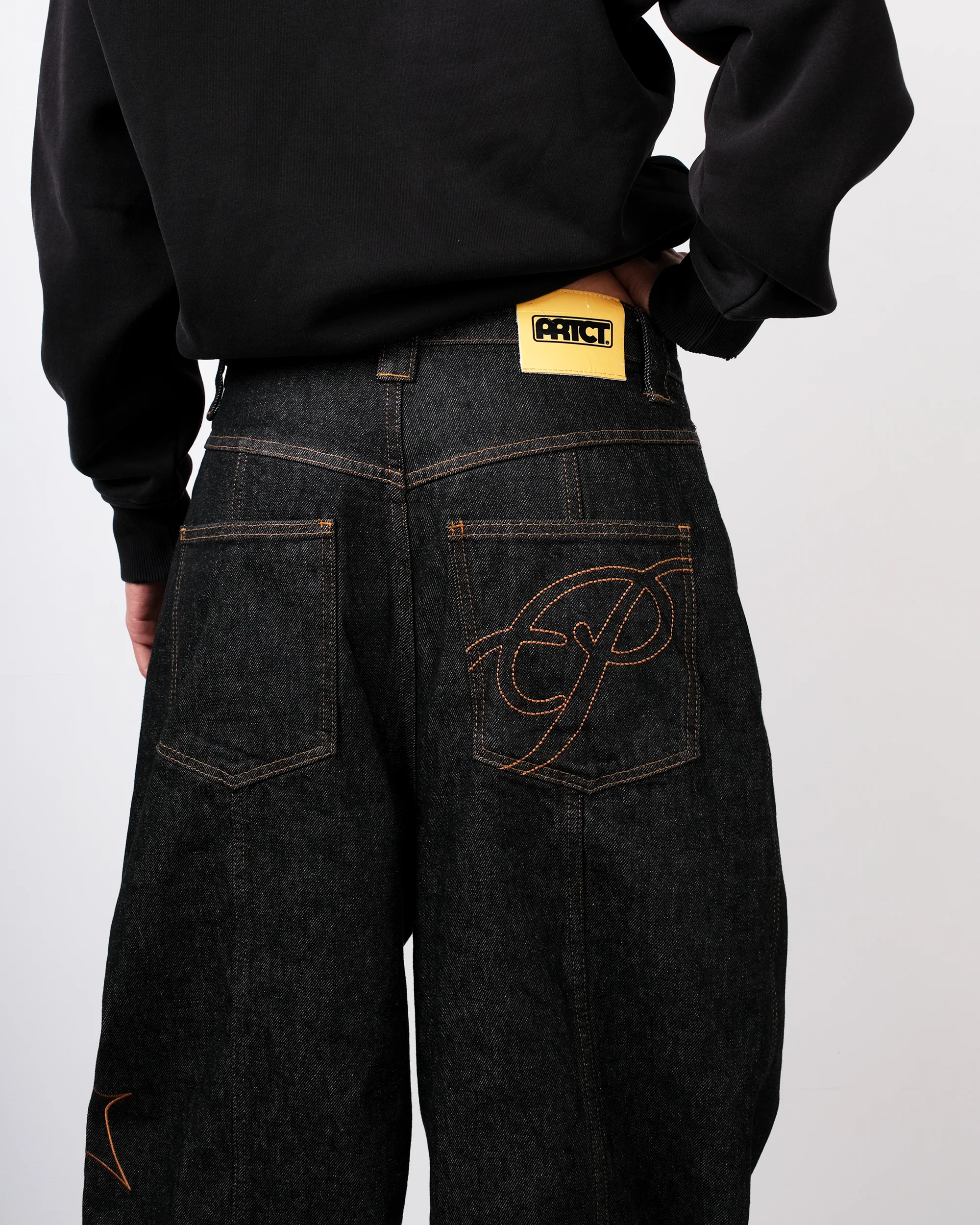 RAW BLACK PANEL DENIM - Image 7