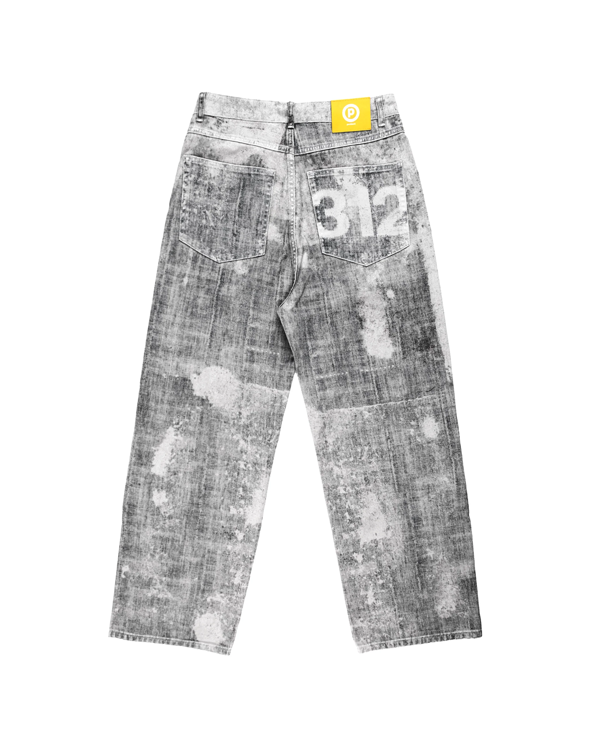 DIGITAL PRINT LOOSE JEANS - Image 11
