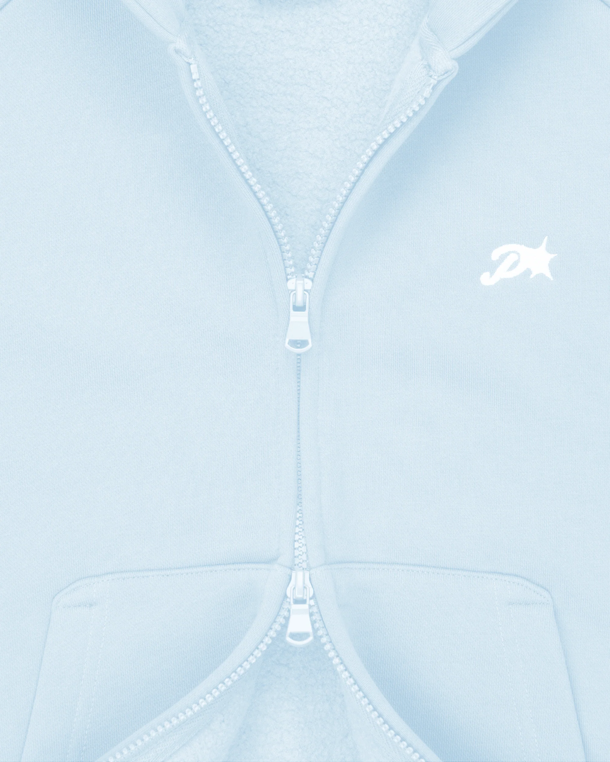 ICE BLUE DAY2DAY ZIP-UP HOODIE - Image 9