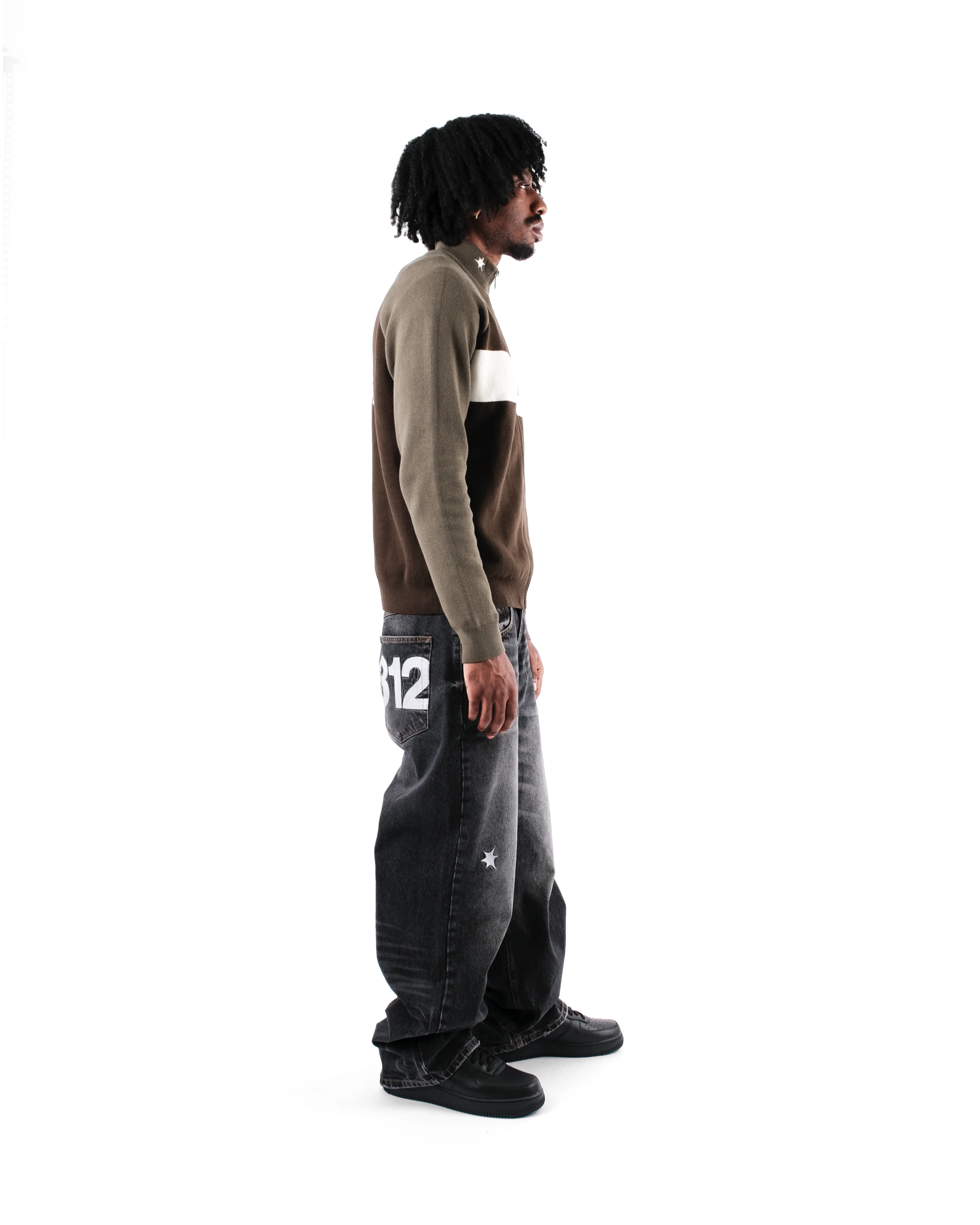 OLIVE/BROWN CYCLING KNIT - Image 5