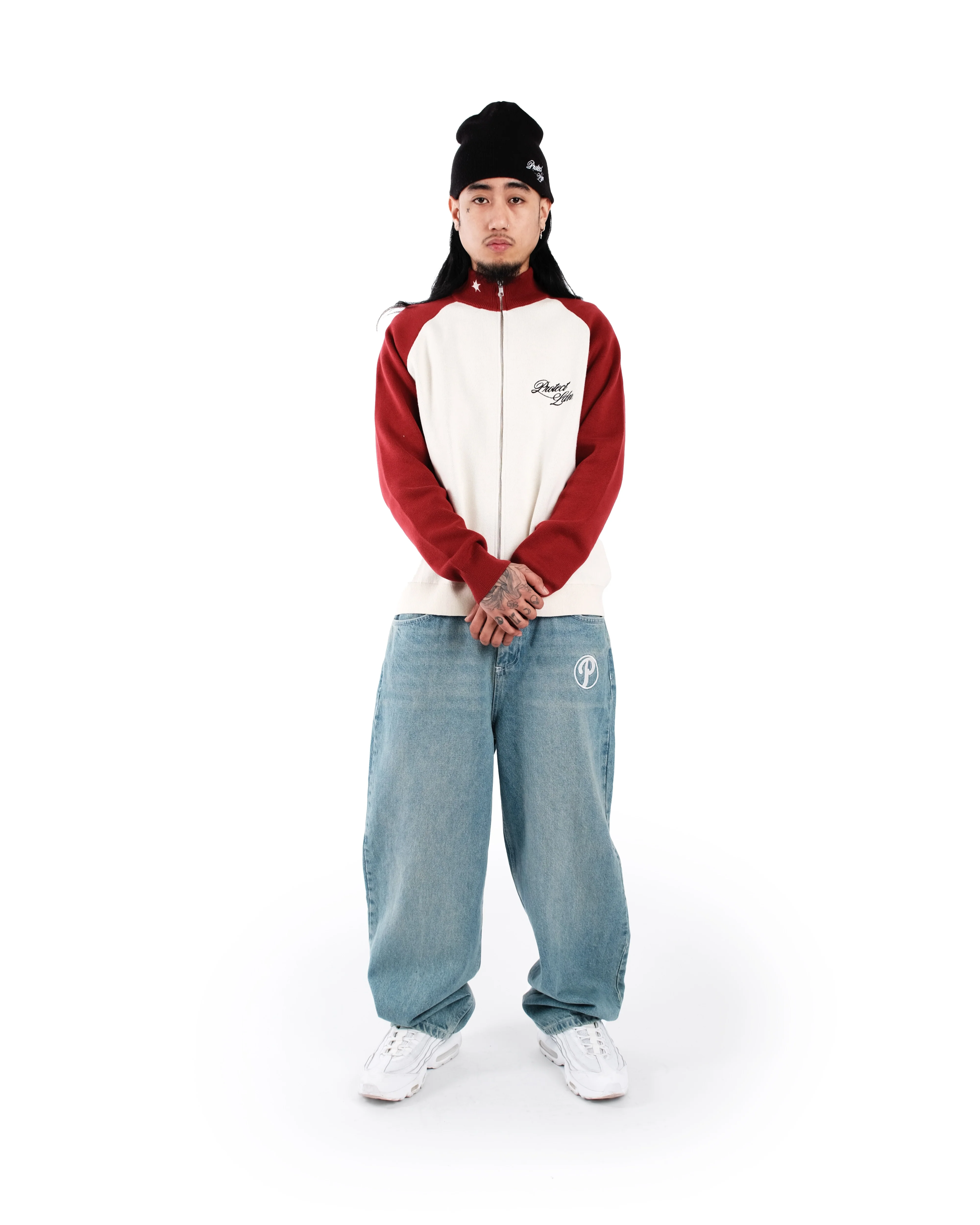 RED/CREAM CYCLING KNIT - Image 3